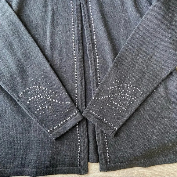 Vintage Beta’s Choice Wool Blend Beaded Sequins Embellished Cardigan - Picture 10 of 16